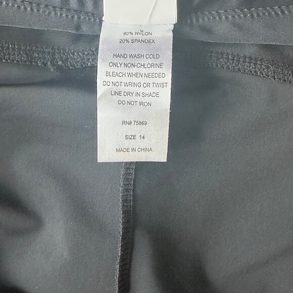 NWT Sweet Escape Swim Skirt Womens 14 Black Mini Full Coverage - Picture 5 of 5